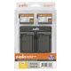 JUPIO KIT 2 BATTERIES EN-EL15B + USB CHARGER