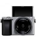 SONY ALPHA 6100 CUERPO + SEL 16-50MM AE PLATA ( ILCE6100LS.CEC ) - 