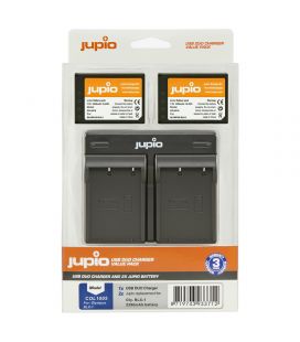 JUPIO KIT 2 BATERIAS BLX-1 2280mAh + CARGADOR DOBLE