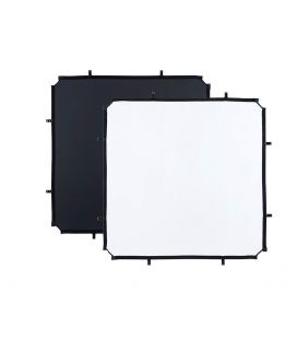 MANFROTTO REFLETOR SKYLITE RAPID PRETO/BRANCO 1,1 X 1,1M. - LLLR81121R