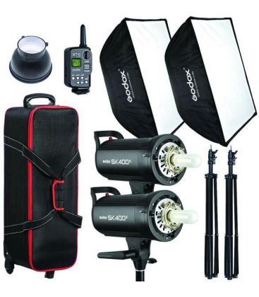 GODOX KIT FLASH DE ESTUDIO SK400 II-E DE 2X SK400II SKII