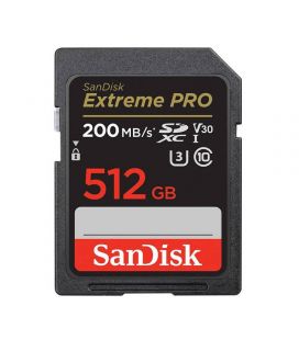 SANDISK CARTE EXTREME PRO SDXC UHS-I 512GB-200MB/S