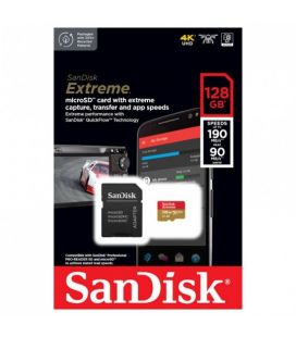 SANDISK CARTE EXTREME MICRO SDXC UHS-I 128GB 190M/S