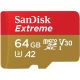 SANDISK EXTREME MICRO SDXC UHS-I CARD 64GB 170M/S