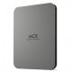LACIE MOBILE DRIVE SECURE SPACE GREY USB 3.1 TYPE C - 4TB