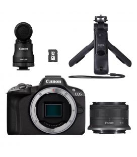 CANON EOS R50 + RFS 18-45 CREATOR KIT PRETO
