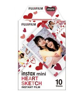 FUJIFILM PELICULA INSTAX MINI HEART SKETCH