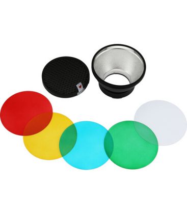 GODOX KIT REFLECTOR Y GELES COLORES AD-R14 PARA AD300PRO