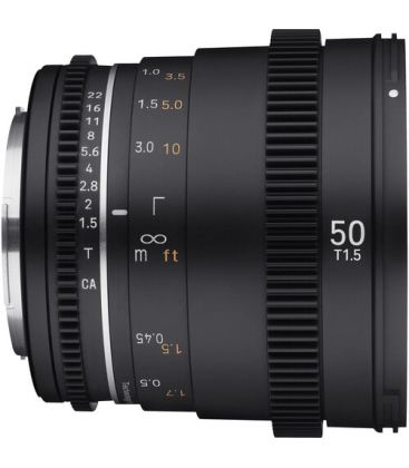 SAMYANG OBJETIVO 50MM T1.5 VDLSR MK2 PARA CANON EF