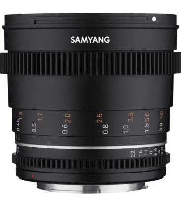 SAMYANG OBJETIVO 50MM T1.5 VDLSR MK2 PARA CANON EF