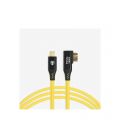 COBRA TETHER CABLE 5M USB-C A MICRO-B 90º AMARILLO