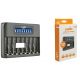 JUPIO CHARGEUR USB NI-MH POUR 8X AA OU AAA