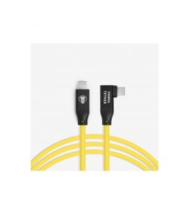 COBRA TETHER CABLE USB-C A USB-C 90º 5M AMARILLO