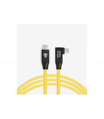 COBRA TETHER CAVO USB-C A USB-C 90º 5M GIALLO