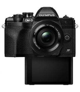 OLYMPUS OM-D E-M10 MARK IV + 14‑42MM + 40‑150MM SCHWARZ