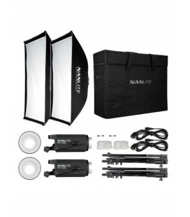 NANLITE KIT 2X FOCOS FS-300B BI-COLOR 350W
