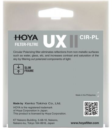 HOYA FILTER UX II CPL 52MM REF. 70142