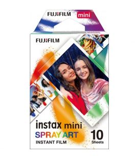 FUJIFILM INSTAX MINI PACK OF 10 (INSTANT FILM) SPRAY ART
