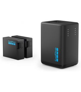GOPRO CARICATORE DUAL PER BATTERIE + 2 BATTERIE ENDURO PER HERO 13 RE. AEDBD-201-EU