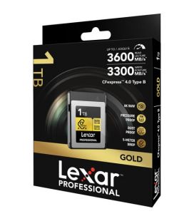 LEXAR CFEXPRESS SPEICHERKARTE PRO TYPE B GOLD 4.0 R3600/W3300 1TB