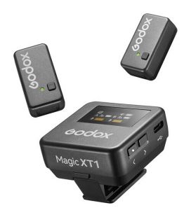 GODOX WIRELESS MIC SYSTEM 2.4 GHZ MAGIC XT1 2+1