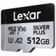 LEXAR MICRO SDXC SILVER PLUS UHS-1 , 512GB V30 R205/W150MB/s
