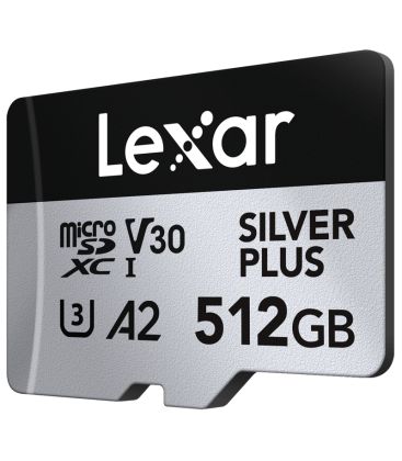 LEXAR MICRO SDXC SILVER PLUS UHS-1, 512GB V30 R205/W150MB/s