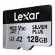 MICRO SDXC SILVER PLUS UHS-1, 128GB V30 R205/W150MB/s