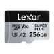 LEXAR MICRO SDXC SILVER PLUS UHS-1, 256GB V30 R205/W150MB/s