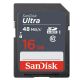 SANDISK ULTRA SD CARD 16GB 48MB/S