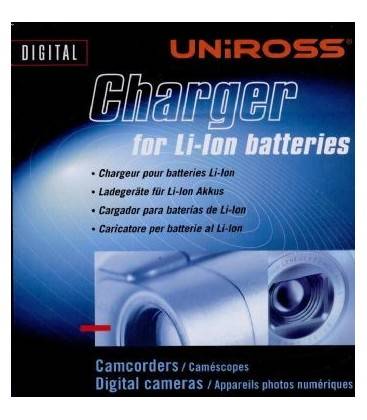 UNIROSS CARGADOR BATERIA FOTO-VIDEO UNIVERSAL 