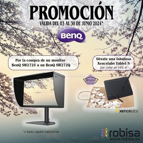 Por la compra de un monitor SW272U o SW272Q regalamos  Xencelabs Tablet S que tiene un valor a P.V.P. de 149 €