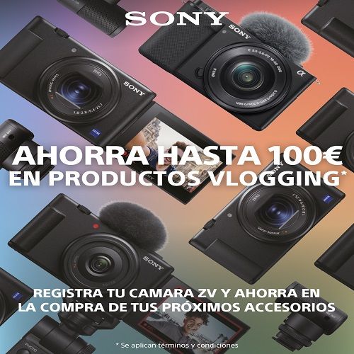 AHORRA HASTA 100€ EN PRODUCTOS VLOGGING